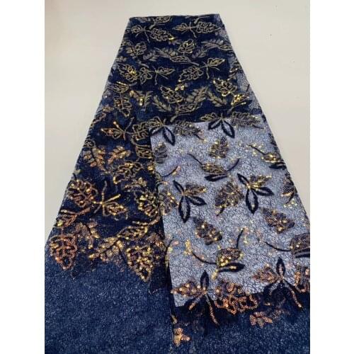 French tulle lace fabric 2021 high quality African lace fabric embroidered Nigerian lace fabric for women wearing ZX37771