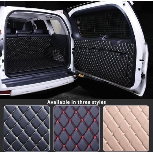 Cargo Rear Trunk Tailgate Tail Gate Door Mat Cover Floor Carpet Mud Pad Kick Tray For Toyota Land Cruiser Prado 150 2010 - 2018