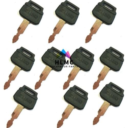 2PCS Excavator Heavy Equipment K250 key for kobelco YN50501010P1 Ignition Key