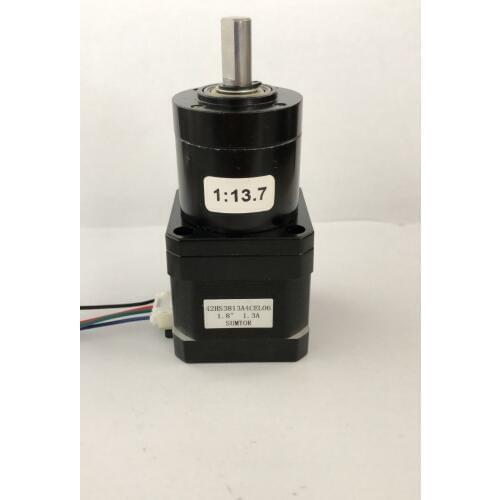 Ratio 13.7:1 /19.2: 1 Plug-in Nema17 planetary gear motor 0.4N.m motor body 38mm reducer body 38mm