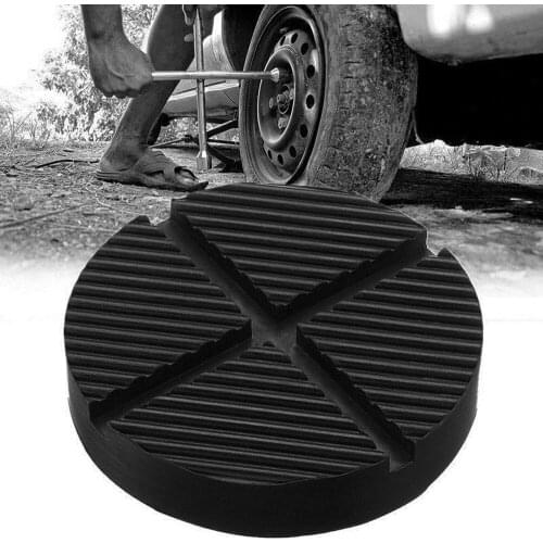 Cross Slotted Car Frame Support Block Jack Rubber Lift Tool Universal Black