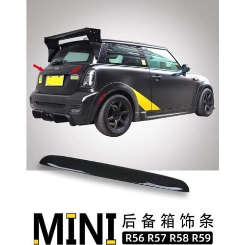 Car Rear Trunk Door Handle Cover ABS Trim Moulding Case Protector Exter Decor For MINI COOPER R56 R57 R58 R59 Car Accessories