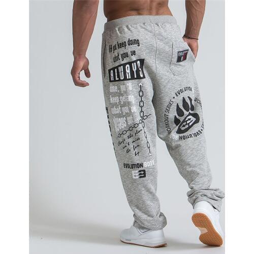 New Running Jogging Pants Men Cotton Soft Bodybuilding Joggers Sweatpants Harem Long Pants Gym Fitness Sport Training Pants