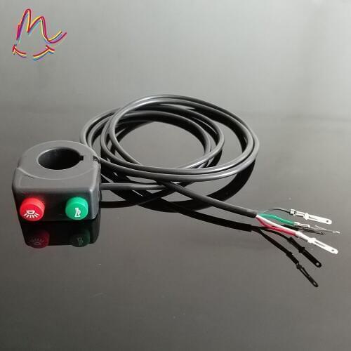 Scooter Bike Quad ATV Horn Head Light Switch Black ON-Off 12V Motorcycle HeadLight Switch