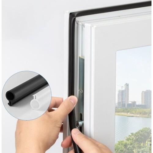 5 meters Plastic steel door and window sealing strip, no odor, windproof, heat preservation and antifreeze O type