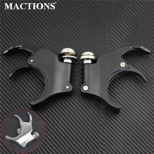 49mm Detachable Windshield Clamps Bracket For Harley Dyna Fat Bob Street Low Wide Glide 2006-2015 2016 XL1200X 16-Up VRSCX 07