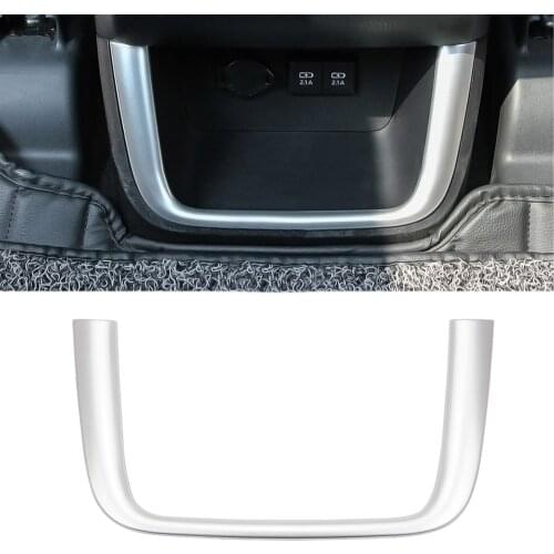 Senzeal ABS Rear Storage Box Cover Trim for Toyota Highlander 2014 2015 2016 2017 2018 2019