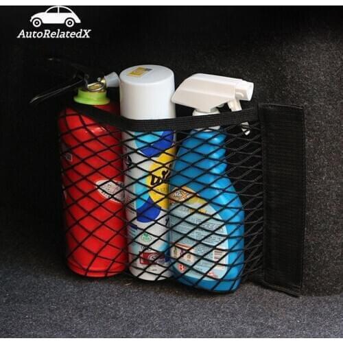 Car Trunk Seat Elastic String Net Mesh Storage Bag For Mazda 323 626 Cx-5 3 6 8 Atenza Cx7 Cx-7 Mx5 Cx3 Rx8 Cx5