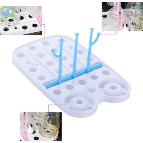 Baby Bottle Drying Racks Infant Feeding Cup Shelf Drainer Pacifier Holder Drying Rack Storage Infant Nipple Cup Holder Dryer