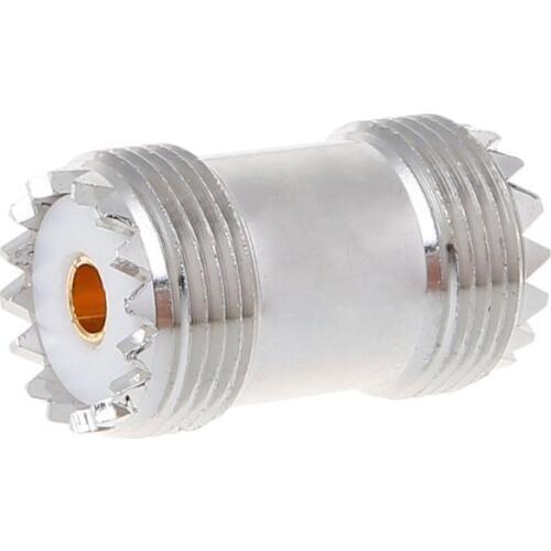 UHF SO239 Female To Female Jack Panel Mount RF Coaxial Adapter Connector Straight F/F