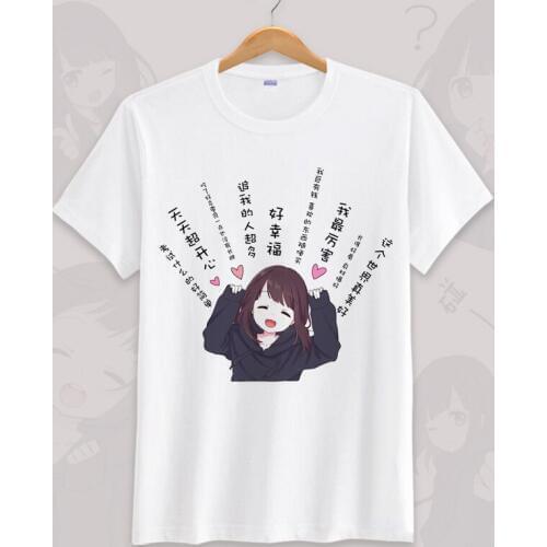 Unisex Anime Cos Japan menhera chan Cotton Casual Short Sleeve T-Shirt Tee T Shirts