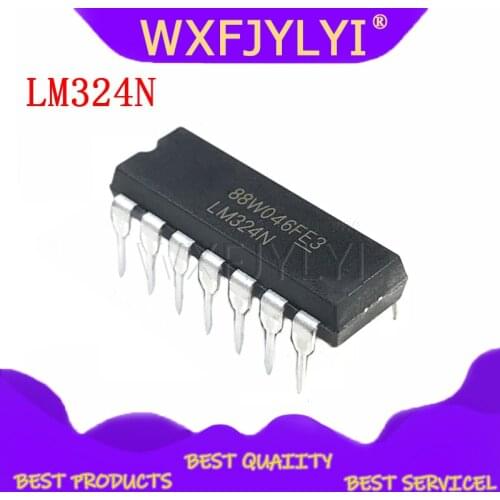 10PCS LM324N DIP14 LM324 DIP DIP-14 new and original IC