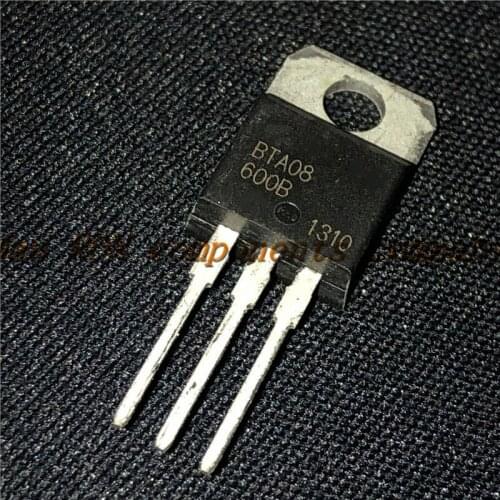 10PCS/LOT BTA08-600B BTA08-600 TO-220 TO-220 BTA08 new original In Stock