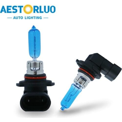 10pcs Factory Supply 9005 Super White Halogen Bulb Fog Lights High Power Car Headlights Lamp Car Light Source parking 12V 55W