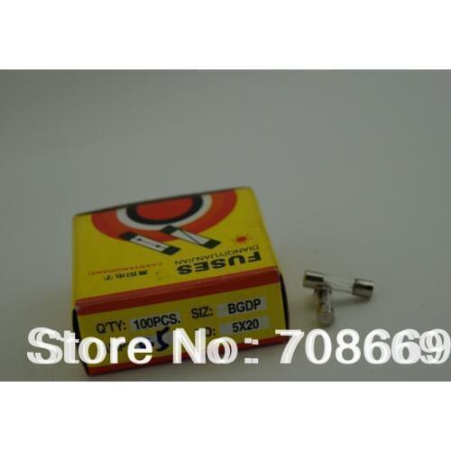100pcs Fast Blow Glass Fuse, 5mm x 20mm 250V 0.5A