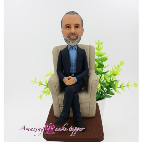 2019 AMAZING CAKE TOPPER Toys Noble and mature successful men And Groom Gifts Ideas Customized Figurine Valentines Day