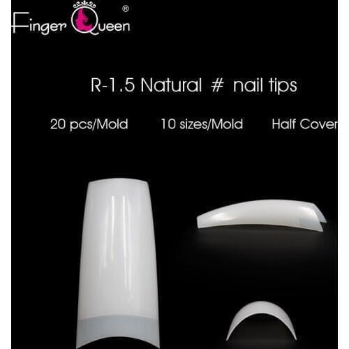 French Fake Nails 100pcs/500Pcs Acrylic Half Cover