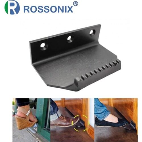 Touchless Door Opener Stainless Steel Foot Door Handle No Touch Tool Hands-free Door Opening Avoid Contact Convenience Opener