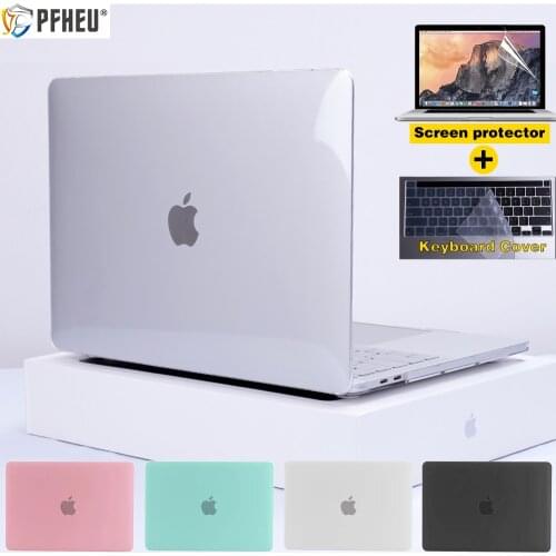 Laptop Case For Macbook Air 13 A2337 A2179 2020 A2338 M1 Chip 11 12 15 A2289 New Touch Bar for Pro 16 A2141 With Keyboard Cover