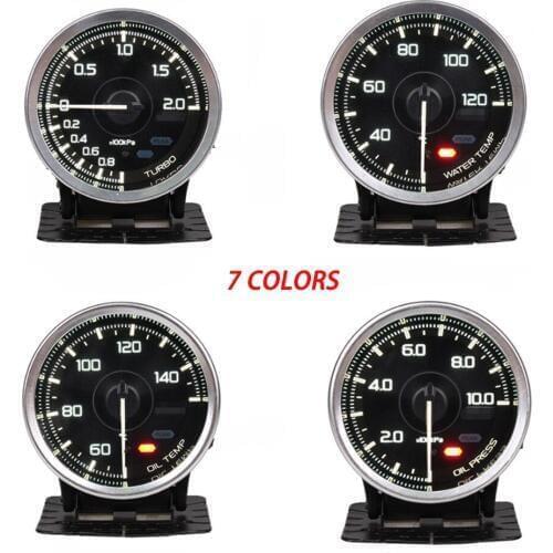 Defi Advance A1 60mm Boost Gauge Oil Temp Turbo Water Temp Gauge IN-MF Gauge Oil Pressure Gauge Universial Car Meter 7 colors