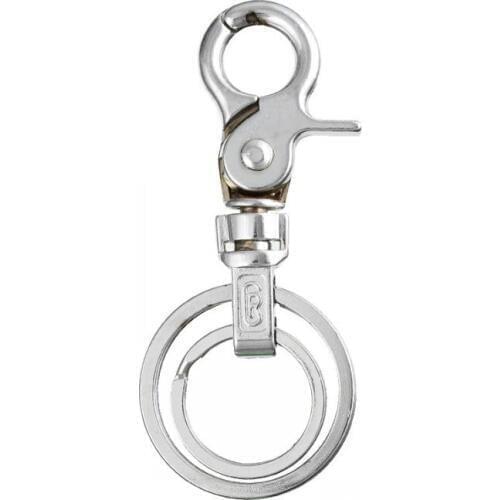 DoreenBeads Retail Lobster Swivel Clasps For Key Ring Silver Color 7.8cm x 3.4cm,5PCs