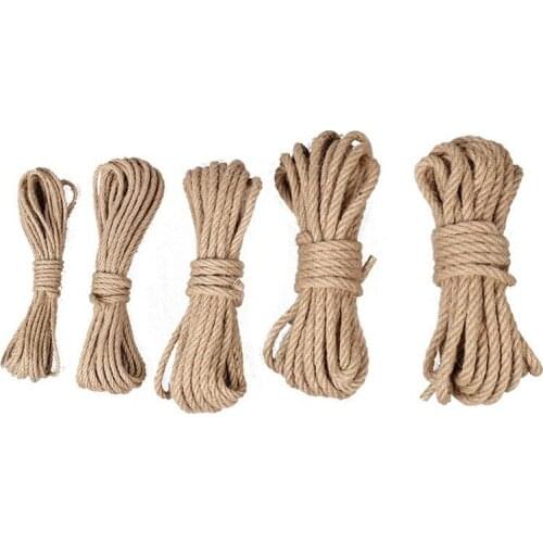 10meters Natural Jute Twine Jute Rope Industrial Packing Materials Packing String for Gifts, DIY Crafts, Decoration