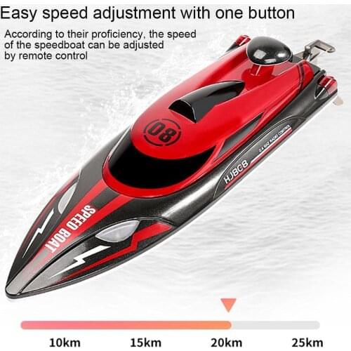 RC Racing Boat New Radio Remote Control Dual Motor Design RC System High-speed Outdoor Power Boat Boat Speed Fluid Strong T B0Q7