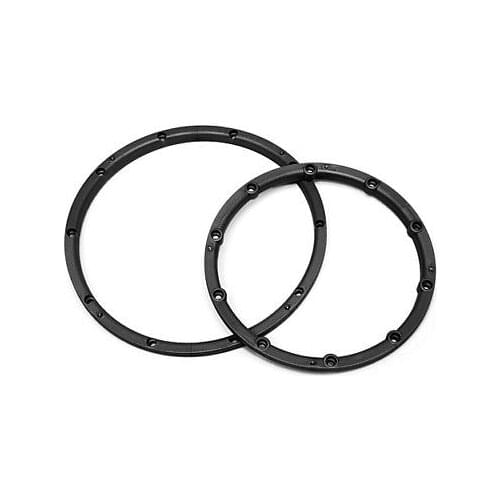 HPI 3241 WHEEL BEAD LOCK RINGS (BLACK/FOR 2 WHEELS) [1/5 WHEELS]