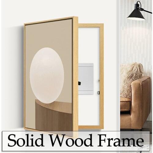 Canvas Painting Art Print Poster Murals Home Decoration Accessories Occlude Electric Meter and Switch wall Art Painting Frame