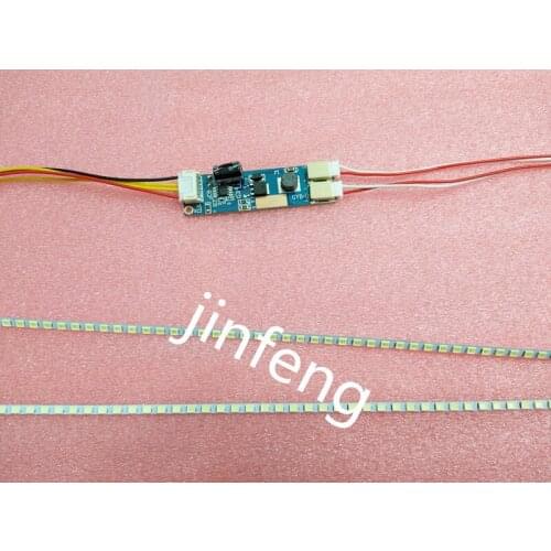 455mm LED Backlight lamp Strip Kit Adjustable brightness Update 20.1" wide 20 inch CCFL LCD to LEDCan be cut by every 3 lamps