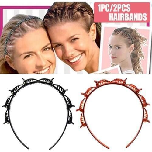 Black Braider Hair Clip Burst Pin Hairdo Bring Hair Hoop Multi-storey Wisp Air Weave Head Hoop Styling Tool