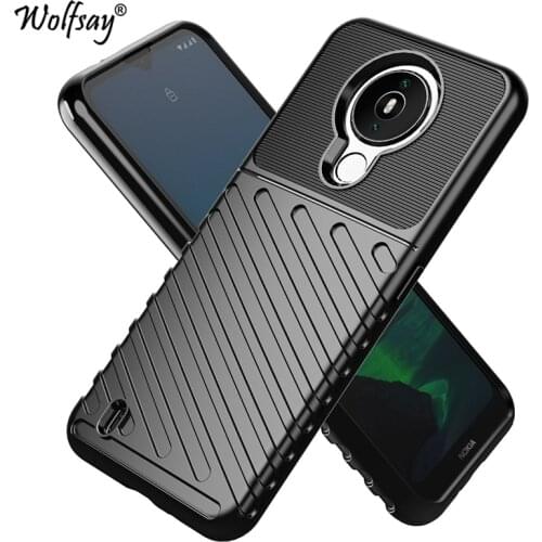 Rugged Fiber Shield Cover For Nokia 1.4 Case Bumper Anti-knock Full Cover Case For Nokia 1.4 5.4 8.3 5.3 2.3 Case For Nokia 1.4