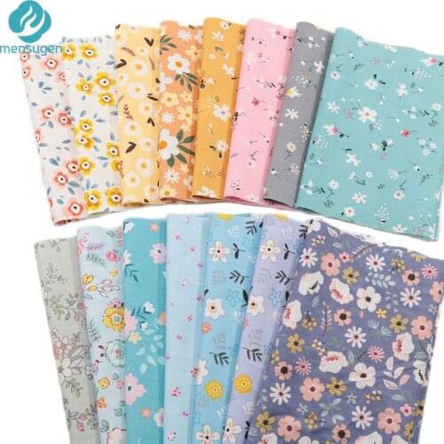 Printed Twill Cotton Fabric for Sewing Dress,Baby Crib Bed Sheet Blankets Cushion DIY Cloth,Fabric By Meter