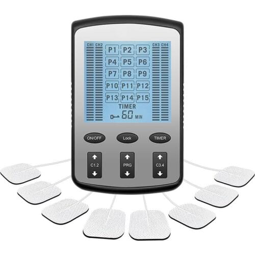 TENS low-frequency pulse physical therapy instrument four-channel meridian acupoint shoulder cervical spine massager