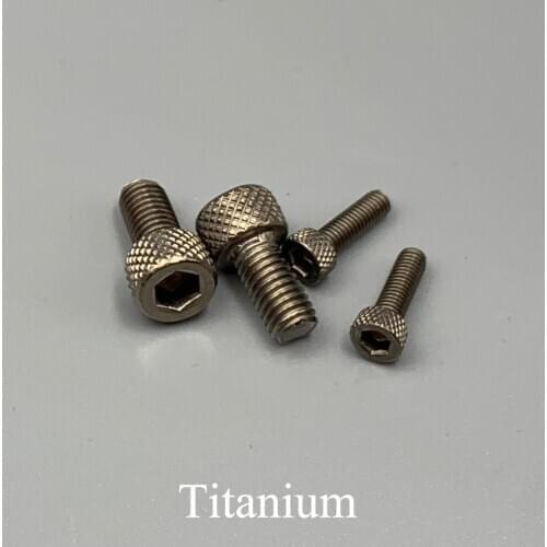 M6*75mm 80mm 85mm 90mm 95mm 100mm 105mm 110mm 115mm 120mm TA2 Titanium Cap Allen Head Screw Inner Hex Hexagonal Socket Bolt