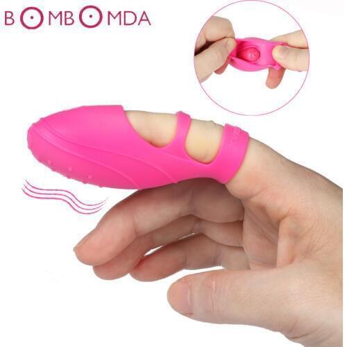 Waterproof Dancer Finger Sleeve Vibrator Soft Silicone G-Spot Clitoral Stimulator Massager Vibmax Dancing Finger Sleeve Sex Toy