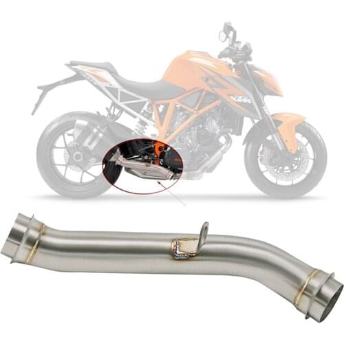 For KTM Superduke 1290 R 2014 2015 2016 1290 Super Duke R Escape Decat Pipe Motorcycle Exhaust Muffler Catalyst Delete Pipe