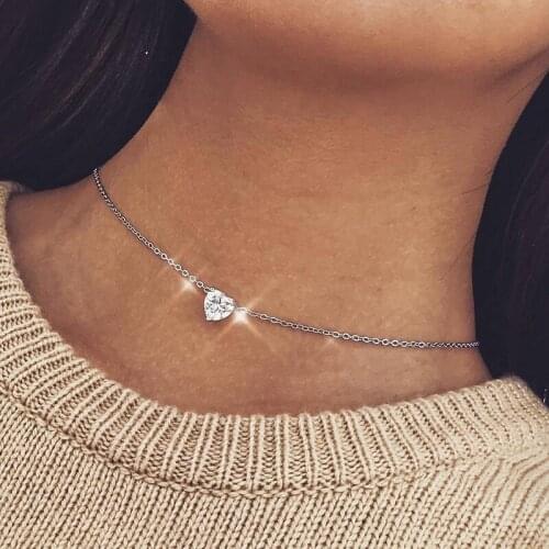 Серебряные чокеры YWUULI China At AliExpress