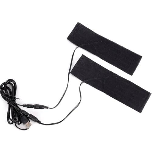 3.7-5V 1Pc Heated Socks Carbon Fiber Pads Electric Heated Insoles Winter Warm Arm Hands Waist Heated Hiking Gloves