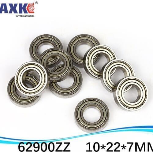 6900-7 62900Z 62900ZZ 10x22x7mm Shielded Miniature MINI Deep Groove Ball Bearings Single Row 6900W7 10*22*7