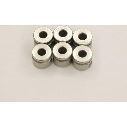 5PCS 3D Printer Extruder accessories MK7 Drive Gear Pulley Reprap 3MM Filament Extrusion wheel Wire feeding wheel bore 5mm