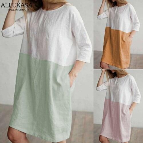 Allukasa Summer Linen Dresses