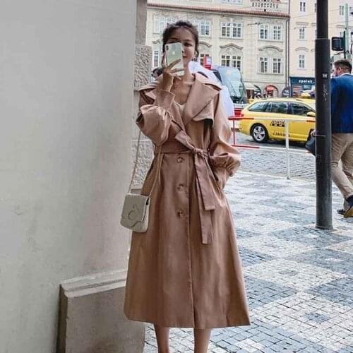 Женские длинные тренчи Cotday China At AliExpress