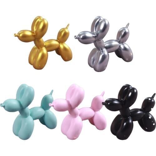 Resin Decorative Ornaments Birthday Cake Baking Decoration Cute Animal Balloon Sculpture Desktop Decoration Holiday Decoration