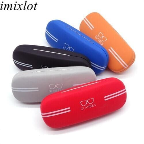 Imixlot Newest Retro Cute Eyewear Case Unisex Sunglasses Reading Glasses Carry Bag Hard Frame Waterproof Eyewear Protector Box