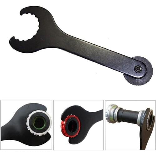 Bicycle Repair Tools Bottom Wrench multifunctional disassembly installation tool mountain bike integrated axle wrench