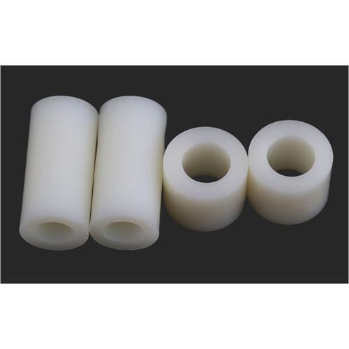 Insulation column, plastic pad, straight-through-column nylon sleeve ABS gasket, round-hole post spacer, M3M4M5 100PCS
