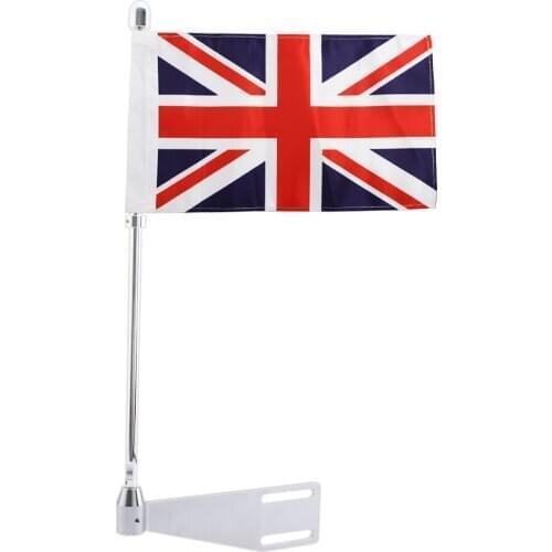 Motorcycle Saddlebag Flag Pole Luggage Rack Mount Kit For Indian Roadmaster Chief