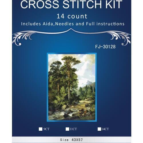 Top Quality Lovely Hot Sell Counted Cross Stitch Kit Old World Holiday Ornaments Similar DMC DIM DW-3012 forest