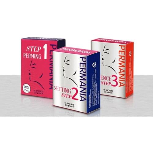 Lomansa Plus Eyelash-Lifting Kit Step 1 2 3 Permania Lash Perm Korea Original Eyelashes Strong Curling Tools Long Lasting